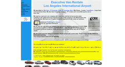 Desktop Screenshot of executive-van-rentals.com